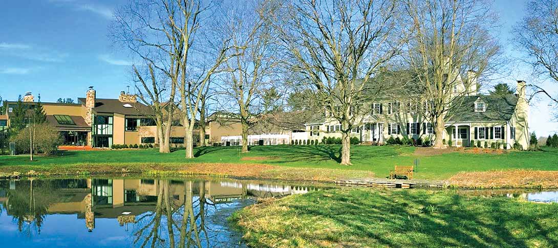 Accommodations in Central New Jersey. A landscape view of the beautiful Chauncey Hotel & Conference Center